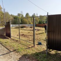 Забор из профнастила в Серпухове