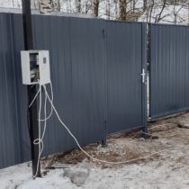 Строительство забора зимой в Серпуховском районе